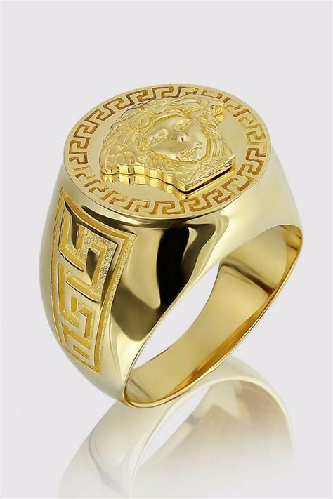 used versace mens rings|Versace gold chains for men.